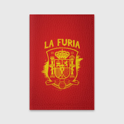 Обложка для паспорта матовая кожа Сборная Испании