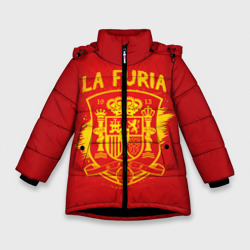 Зимняя куртка для девочек 3D Сборная Испании