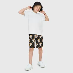 Детские спортивные шорты 3D Сибу-ину Dab мем паттерн - фото 2