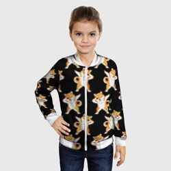 Детский бомбер 3D Сибу-ину Dab мем паттерн - фото 2