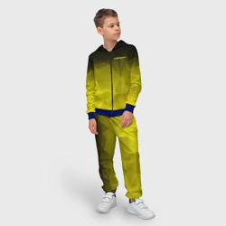 Детский костюм 3D Cyberpunk 2077 желтый градиент - фото 2