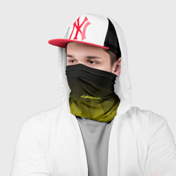 Бандана-труба 3D Cyberpunk 2077 желтый градиент - фото 2