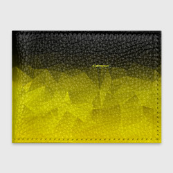 Обложка для студенческого билета Cyberpunk 2077 желтый градиент