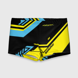 Детские купальные плавки 3D Cyberpunk 2077 samurai yellow sport