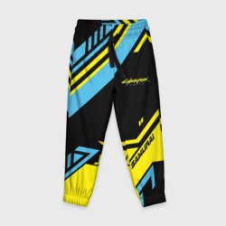 Детские брюки 3D Cyberpunk 2077 samurai yellow sport