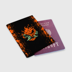 Обложка для паспорта матовая кожа Cyberpunk 2077 samurai - фото 2