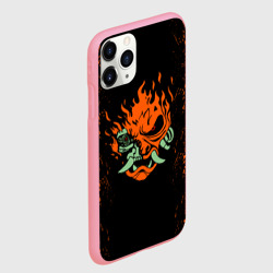 Чехол для iPhone 11 Pro Max матовый Cyberpunk 2077 samurai - фото 2