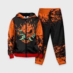 Детский костюм 3D Cyberpunk 2077 samurai