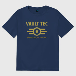Женская футболка хлопок Oversize Vault Tec