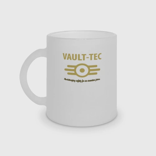 Кружка матовая стеклянная Vault Tec