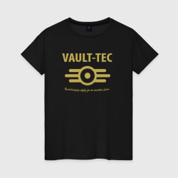 Женская футболка хлопок Vault Tec