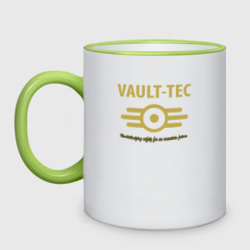 Кружка двухцветная Vault Tec