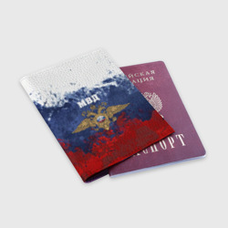Обложка для паспорта матовая кожа МВД - фото 2