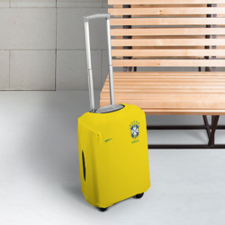 Чехол для чемодана 3D Бразилия форма без надписи сзади - фото 2