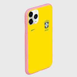 Чехол для iPhone 11 Pro Max матовый Бразилия форма без надписи сзади - фото 2