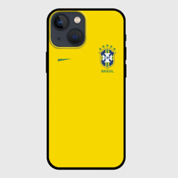 Чехол для iPhone 13 mini Бразилия форма без надписи сзади