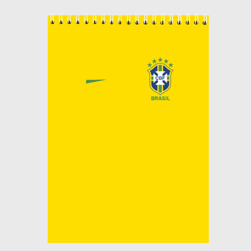 Скетчбук Бразилия форма без надписи сзади, цвет белый
