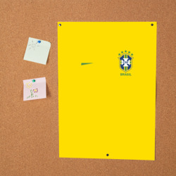 Постер Бразилия форма без надписи сзади - фото 2