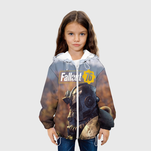 Детская куртка 3D Fallout 76, цвет белый - фото 4