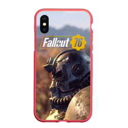 Чехол для iPhone XS Max матовый Fallout 76