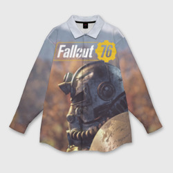 Мужская рубашка oversize 3D Fallout 76