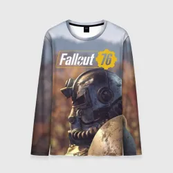 Мужской лонгслив 3D Fallout 76