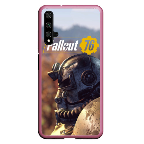 Чехол для Honor 20 Fallout 76, цвет малиновый