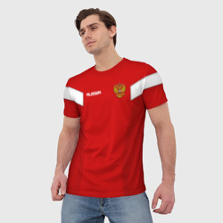 Мужская футболка 3D Сборная России - фото 2