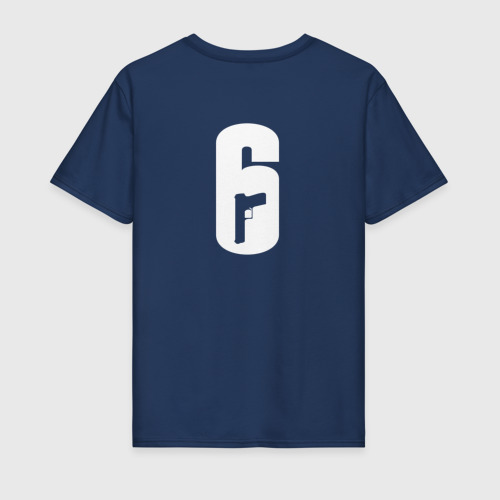 Мужская футболка хлопок Rainbow Six | Siege (Vigil), цвет темно-синий - фото 2