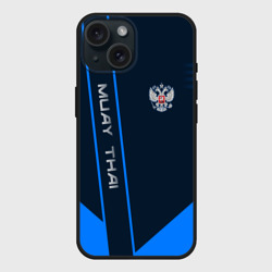 Чехол силиконовый для Apple iPhone 15 матовый Muay Thai