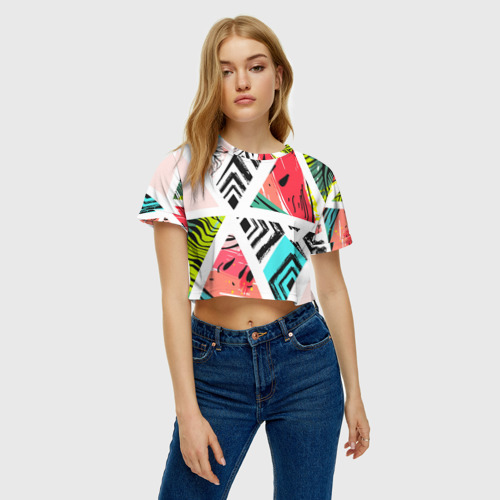 Женская футболка Crop-top 3D Summer - фото 3
