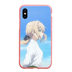 Чехол для iPhone XS Max матовый Violet Evergarden