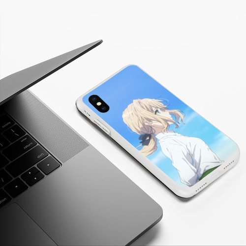 Чехол для iPhone XS Max матовый Violet Evergarden - фото 5