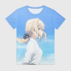 Женская футболка 3D Violet Evergarden