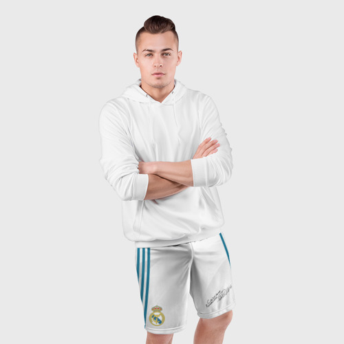 Мужские шорты спортивные Real Madrid 2018 Form Original, цвет 3D печать - фото 5