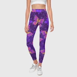 Леггинсы 3D Розовые бабочки - фото 2