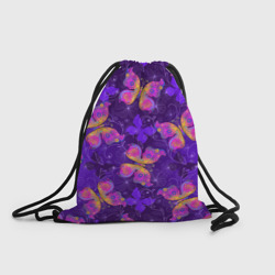 Рюкзак-мешок 3D Розовые бабочки