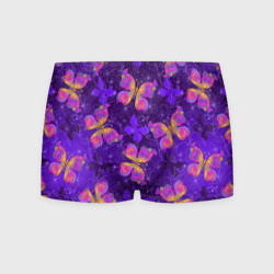 Мужские трусы 3D Розовые бабочки
