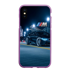 Чехол для iPhone XS Max матовый BMW