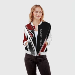 Женский бомбер 3D Muay Thai - фото 2