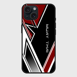 Чехол силиконовый для Apple iPhone 15 матовый Muay Thai