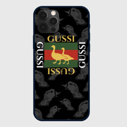Гуси – Чехол для iPhone 12 Pro с принтом купить
