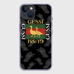 Чехол для iPhone 14 Гуси