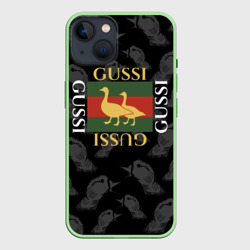 Чехол для iPhone 14 Гуси