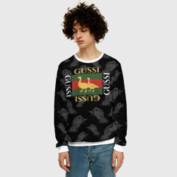 Мужской свитшот 3D Гуси - фото 2