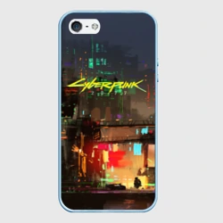 Чехол для iPhone 5/5S матовый Cyber Punk 2077