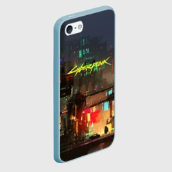 Чехол для iPhone 5/5S матовый Cyber Punk 2077 - фото 2