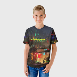 Детская футболка 3D Cyber Punk 2077 - фото 2
