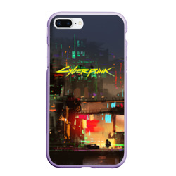 Чехол для iPhone 7Plus/8 Plus матовый Cyber Punk 2077