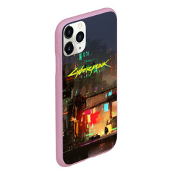 Чехол для iPhone 11 Pro Max матовый Cyber Punk 2077 - фото 2